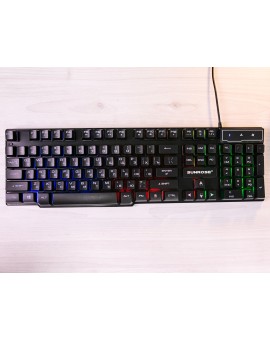 Клавіатура з підсвіткою VR PRO GAME RGB KEYBOARD DCS-1028 EN/UA Клавіатура з підсвіткою VR PRO GAME RGB KEYBOARD DCS-1028 EN/UA