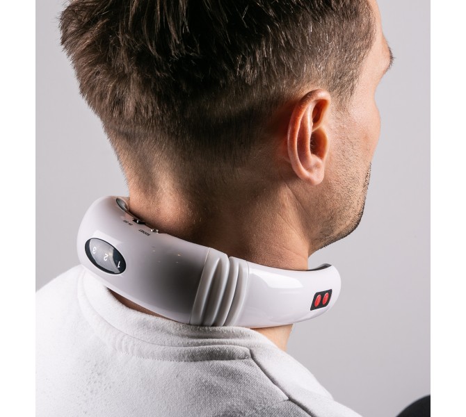Електричний імпульсний масажер для шиї і спини VR PORTABLE PULSE MASSAGER NM-1804
