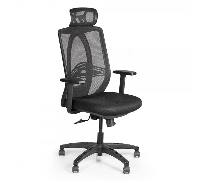 Купить кресло из сетки Barsky Black PL BB-02