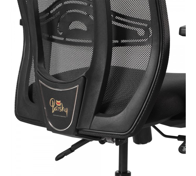 Купить кресло из сетки Barsky Black PL BB-02