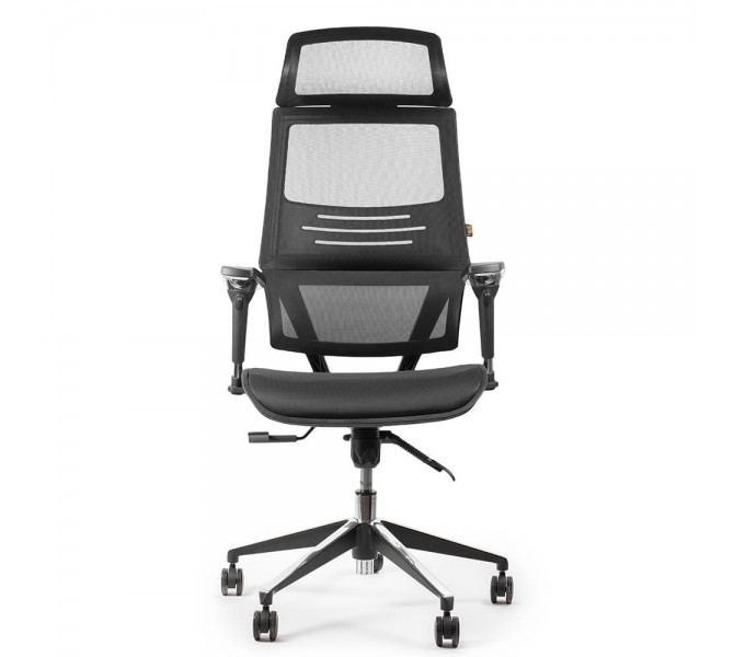 Купить сеточное кресло Barsky Black Сhrom New BB-04 для работы за компьютером