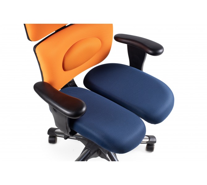 Купить ортопедическое кресло Barsky Hara Doctor yellow/blue BHD-04