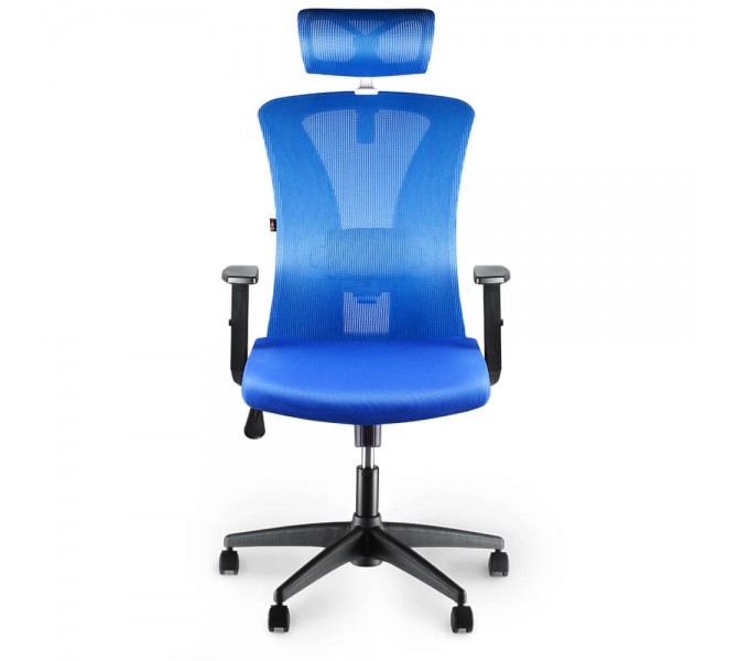 Купить сеточное кресло Barsky Mesh White/Blue BM-05 для офиса