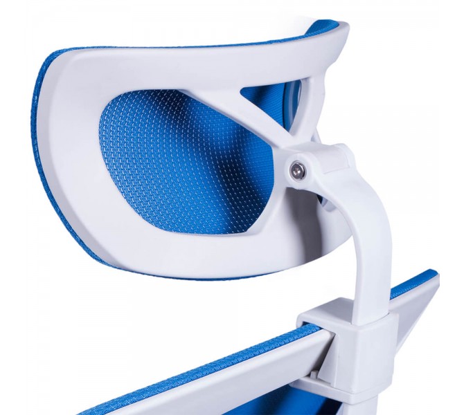 Купить сеточное кресло Barsky Mesh White/Blue BM-05 для офиса