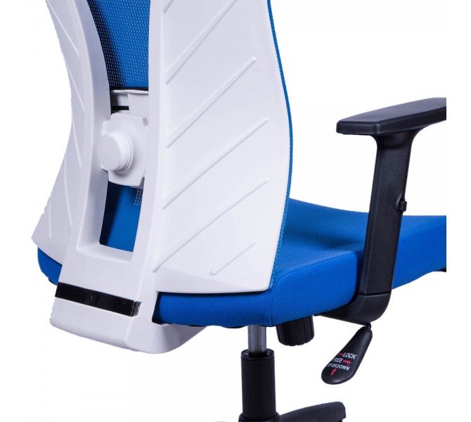 Купить сеточное кресло Barsky Mesh White/Blue BM-05 для офиса
