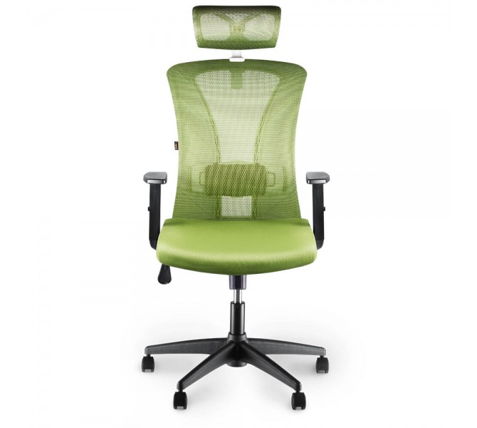 Купить сеточное кресло Barsky Mesh White/Green BM-06 для офис