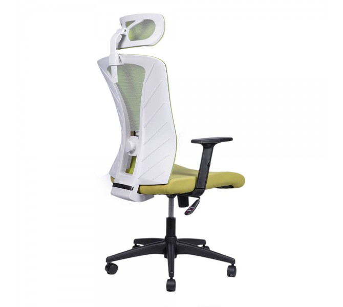 Купить сеточное кресло Barsky Mesh White/Green BM-06 для офис