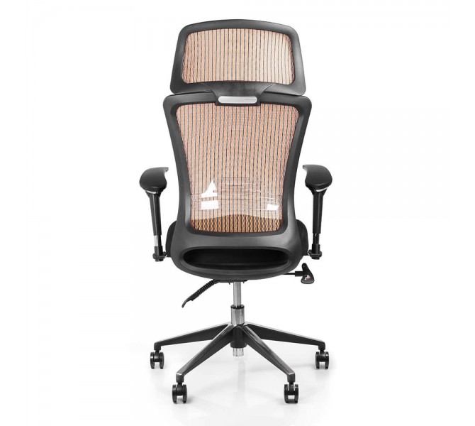 Купить кресло с высоким подголовником Barsky Style Brown BS-01 для персонала