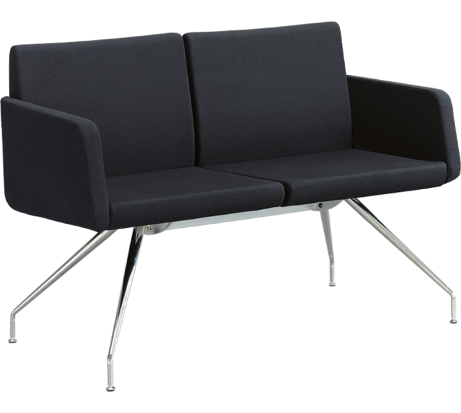 Delta DE-K2-N4 BR Двухместная скамья ldseating