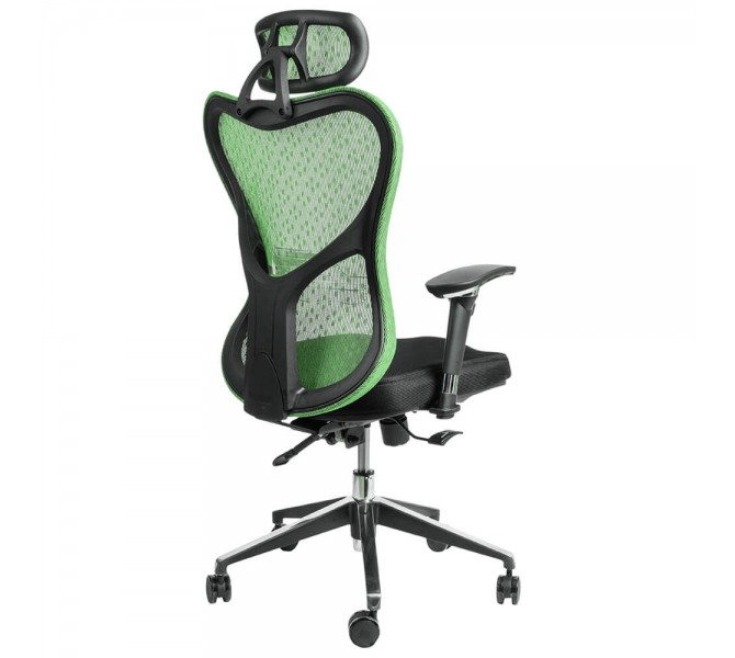 Купити ергономічне дихаюче крісло Barsky Butterfly Green Fly-04 для дому