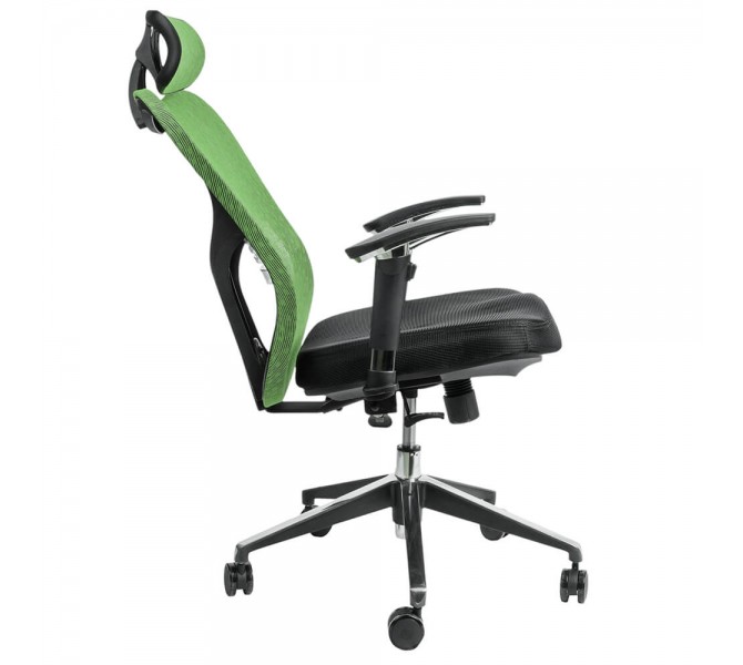 Купити ергономічне дихаюче крісло Barsky Butterfly Green Fly-04 для дому