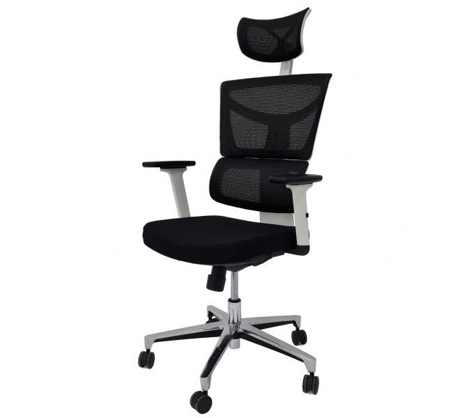Купить кресло с гибкими регулировками Barsky ECO White G-11 slider