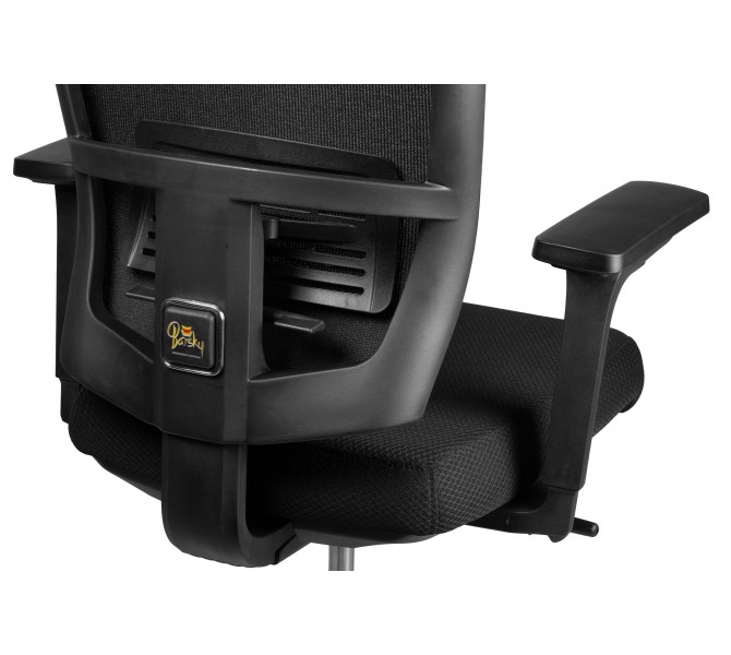 Купить кресло с гибкими регулировками Barsky ECO Black G-5 slider