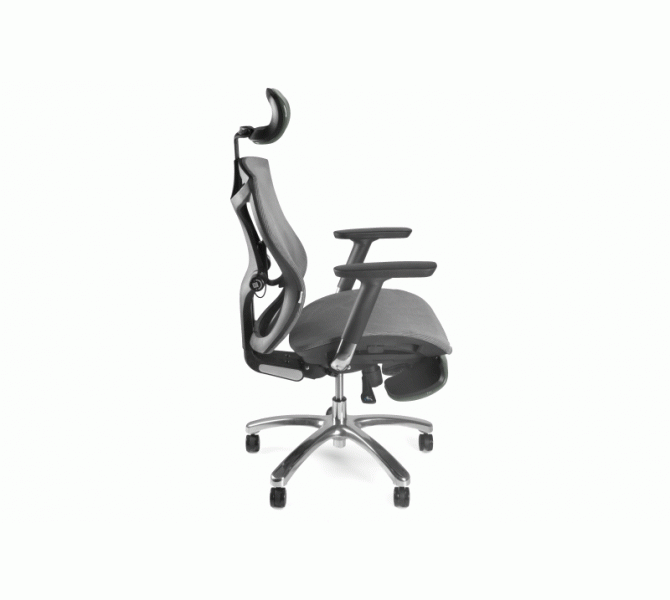 Купить кресло с гибкими регулировками Barsky Game Mesh Grey GM-02