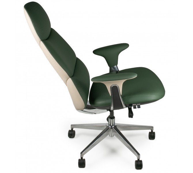 Кресло Barsky Lux Leather green LC-01