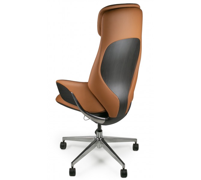 Кресло Barsky Lux Leather brown LC-02