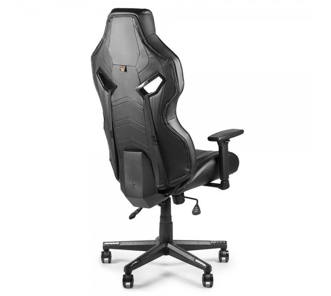 Кресло черного цвета в игровом стиле VR Black Widow SD-29