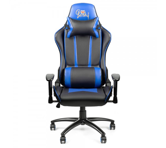 Купить кресло геймерское зима-лето со съемной обивкой Barsky SportDrive Massage Blue SDM-02