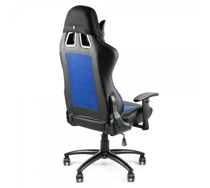 Купить кресло геймерское зима-лето со съемной обивкой Barsky SportDrive Massage Blue SDM-02