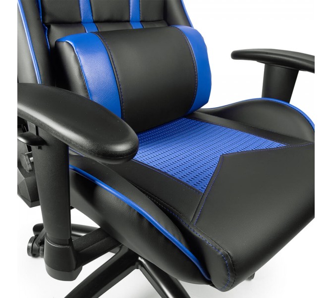 Купить кресло геймерское зима-лето со съемной обивкой Barsky SportDrive Massage Blue SDM-02