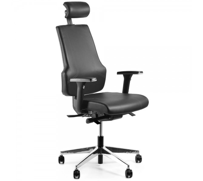 Купить кожаное эргономичное кресло Barsky StandUp Leather ST-01 для руководителя