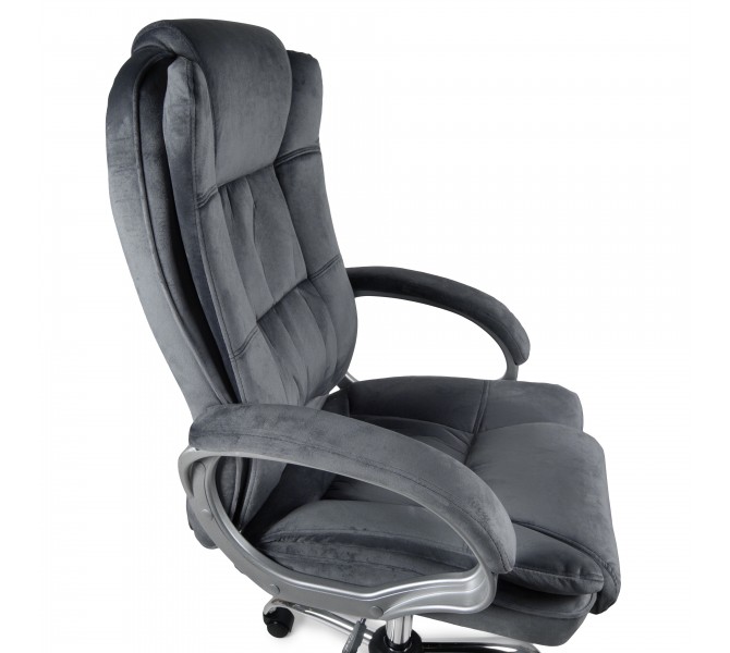 Кресло Barsky Soft Microfiber Grey Soft-03