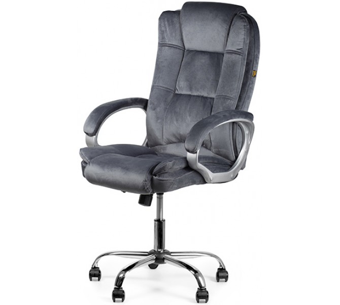 Кресло Barsky Soft Microfiber Grey Soft-03