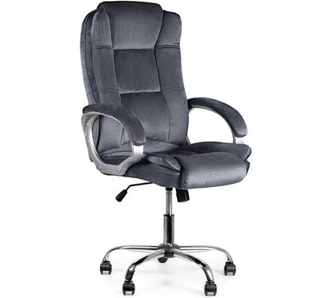 Кресло Barsky Soft Microfiber Grey Soft-03
