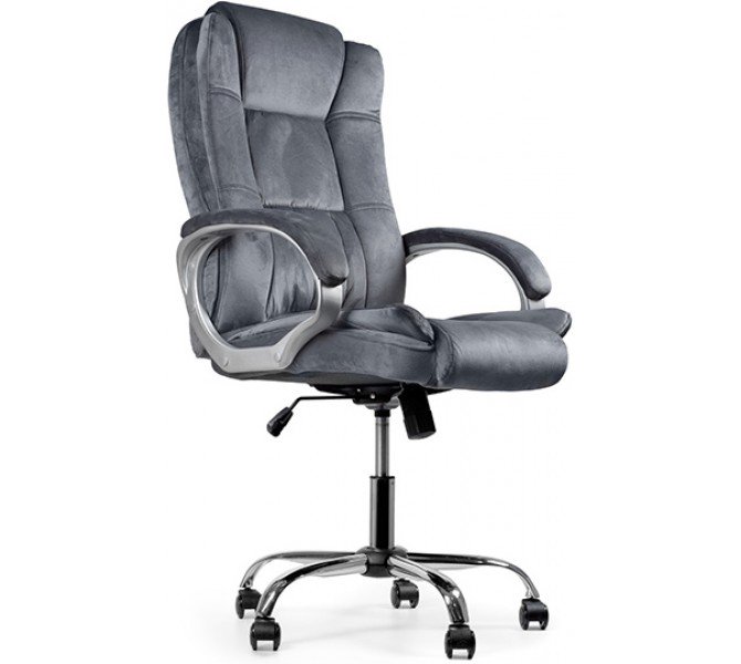 Кресло Barsky Soft Microfiber Grey Soft-03
