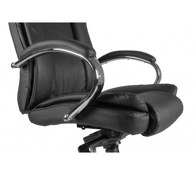 Купить кожаное кресло Barsky Soft Leather MultiBlock Сhrom Soft-05