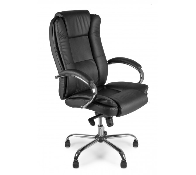 Купить кожаное кресло Barsky Soft Leather MultiBlock Сhrom Soft-05