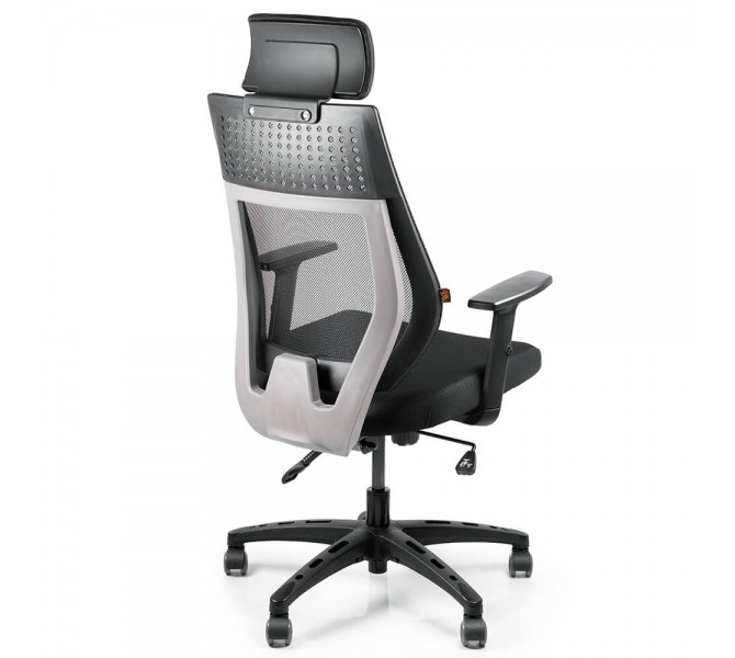 Купить кресло с динамической поддержкой поясницы Barsky Team Black/Grey TBG-01