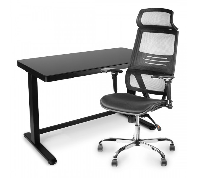 Робоча станція Stand Up Black Glass BB New BSU_el-05/BB-04