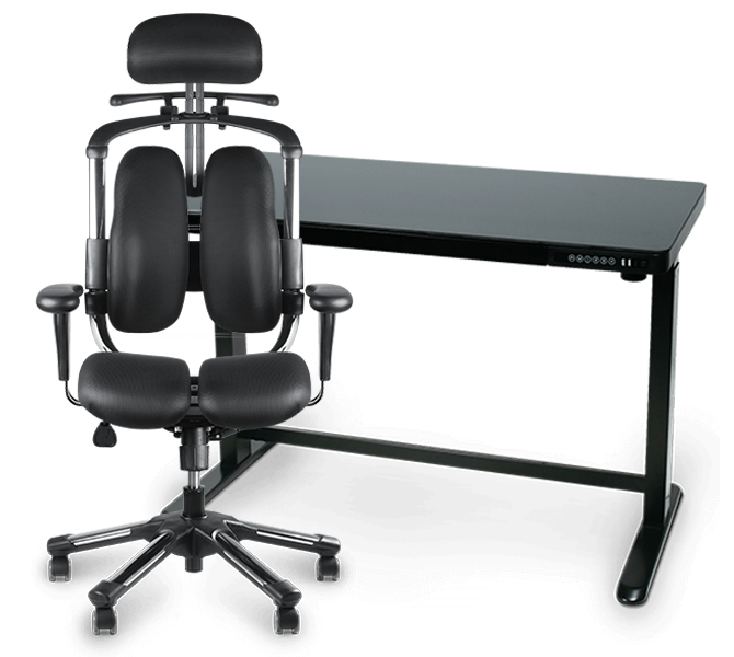 Робоча станція Stand Up Black Glass Nietzsche BSU_el-05\BHN-01