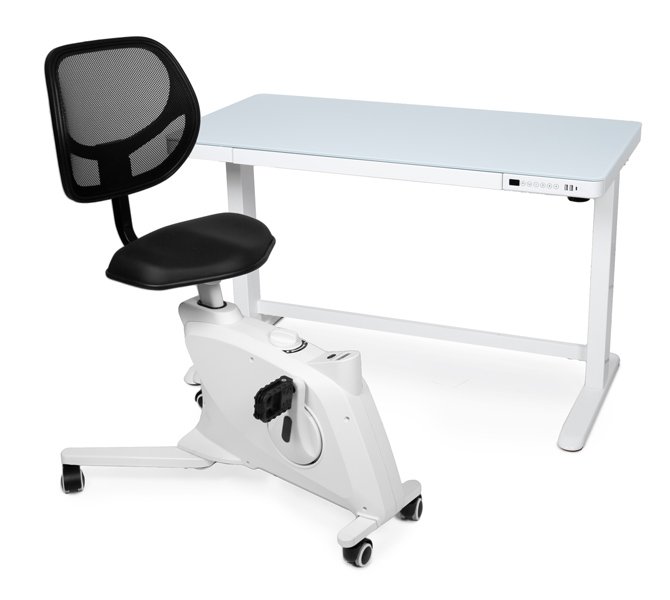 Робоча станція Stand Up White Glass Spinwork BSU_el-06\F211DBU