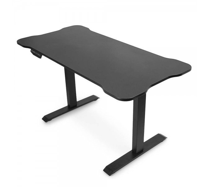 Купить стол с регулировкой высоты и покрытием "карбон" Barsky StandUp Memory electric black 1350*670 BSU_el-02