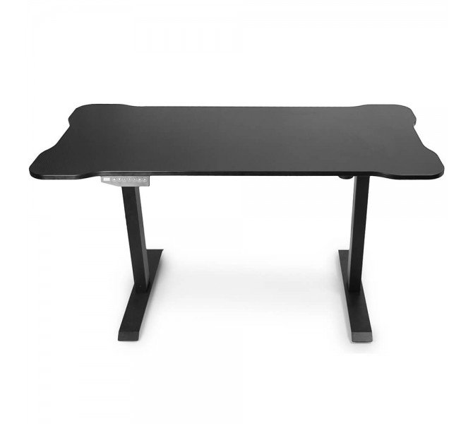 Купить стол с регулировкой высоты и покрытием "карбон" Barsky StandUp Memory electric black 1350*670 BSU_el-02