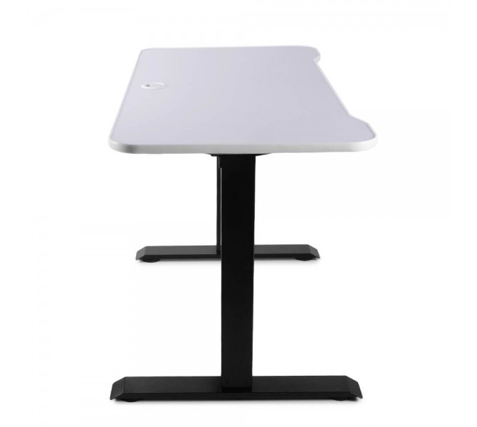 Купить стол белого цвета с возможностью регулировки высоты Barsky StandUp Memory electric white hpl 1200*600 BSU_el-08