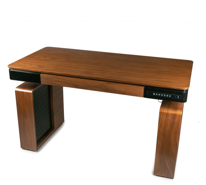 Регульований стіл кабінет Barsky Lux 2 motors 1400*700 wood LT-01