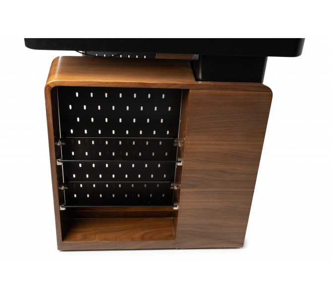 Регульований стіл кабінет Barsky Lux 2 motors 1400*700 wood LT-01