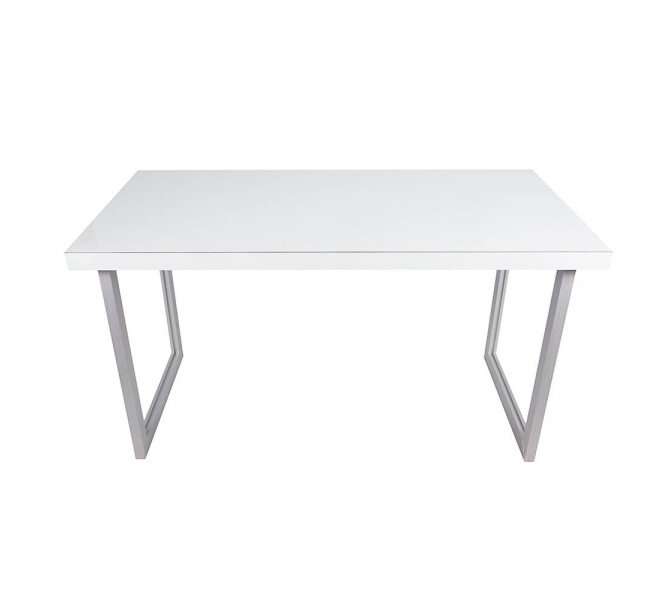 Купить стол руководителя Barsky Office Allu WhiteOregon 1400x700x750 OFWO alu-01