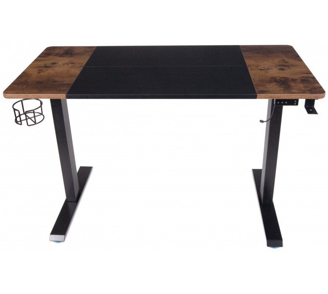 Регульований стіл Barsky User black/antic wood 1200*600 VRU_el-01