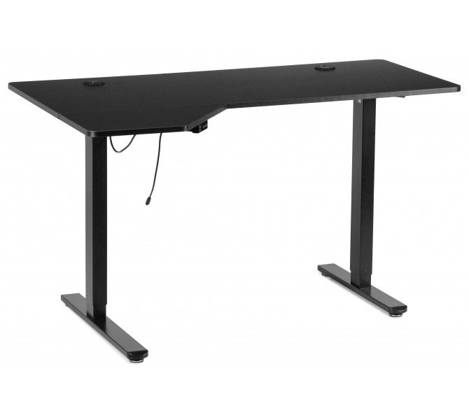 Регульований стіл Barsky User L black 1400*900 VRU_el-01L