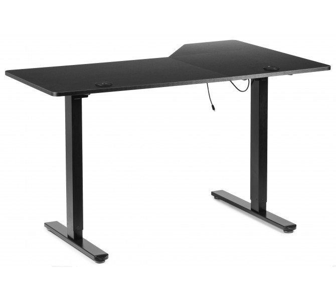 Регульований стіл Barsky User L black 1400*900 VRU_el-01L