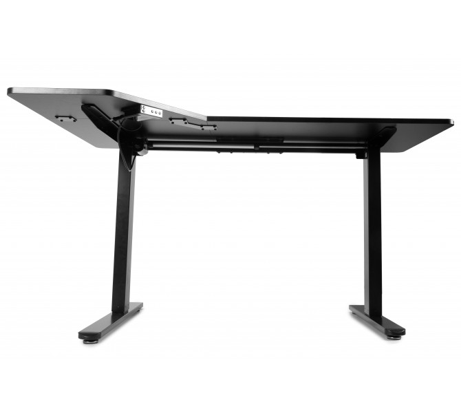 Регульований стіл Barsky User L black 1400*900 VRU_el-01L