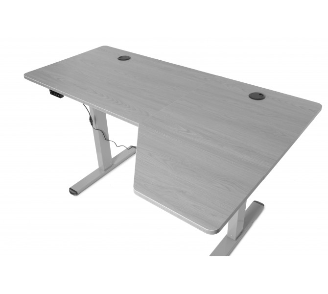 Регульований стіл Barsky User R grey 1400*900 VRU_el-03R